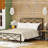 Gillard Industrial Metal Snap Assembled Bed Frame-764219696