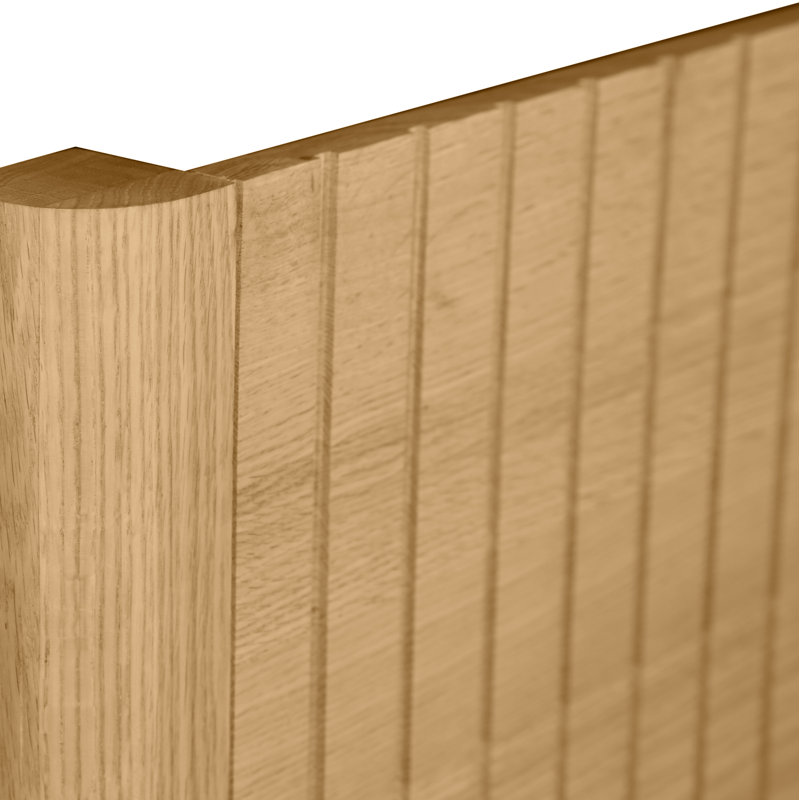 Povera Upholstered Bed, Natural, Queen
