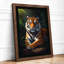 Jungle Sentinel Rustic - Framed Print-159189437-159189436
