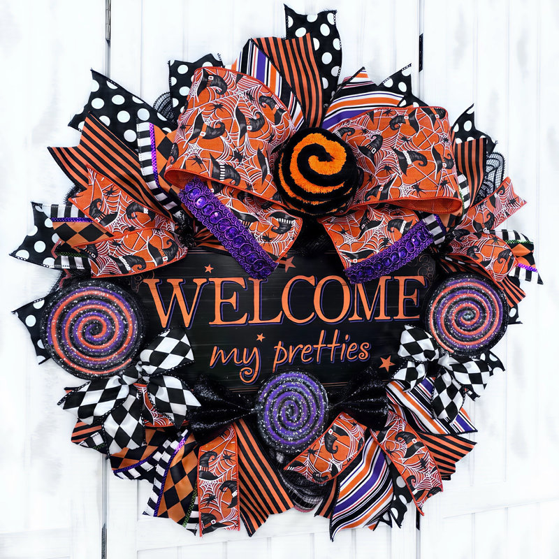 Couronne lumineuse en maille 18 po Hello My Pretties