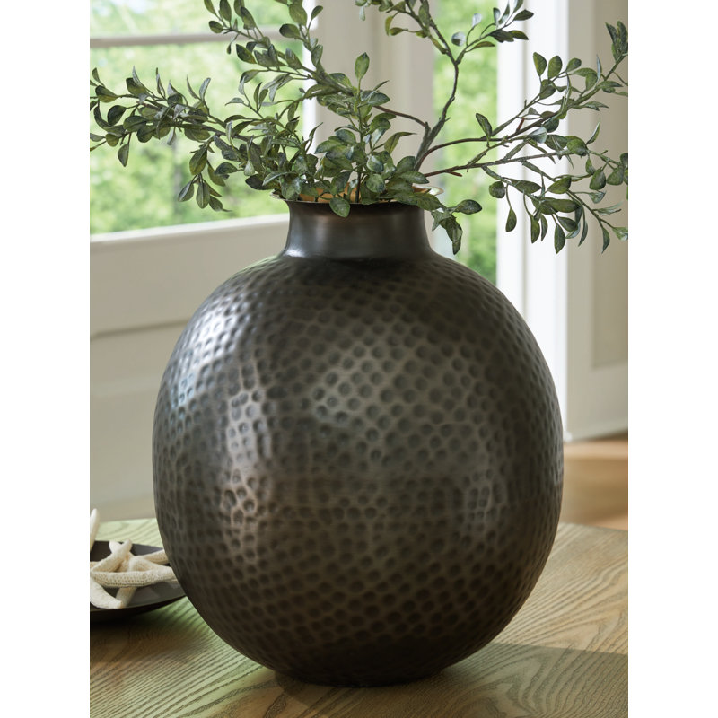 Vase Woody, H 14 po x l 12 po x P 12 po