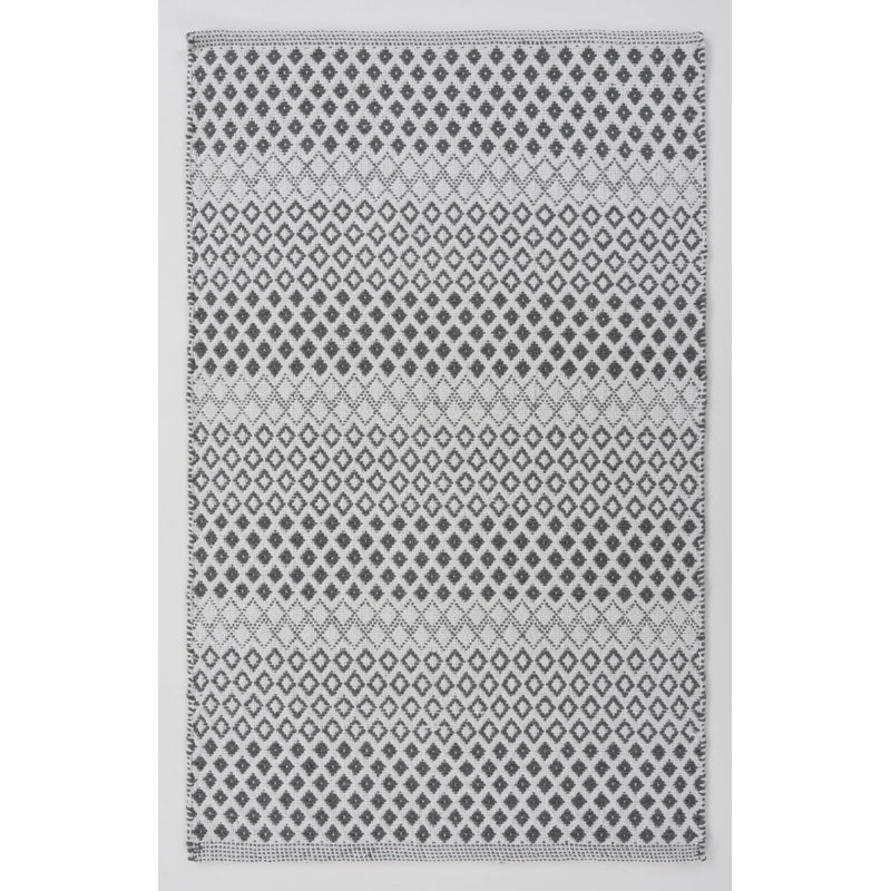 Cotton Geometric Indoor Rug, Rectangle 2'3" x 3'9"