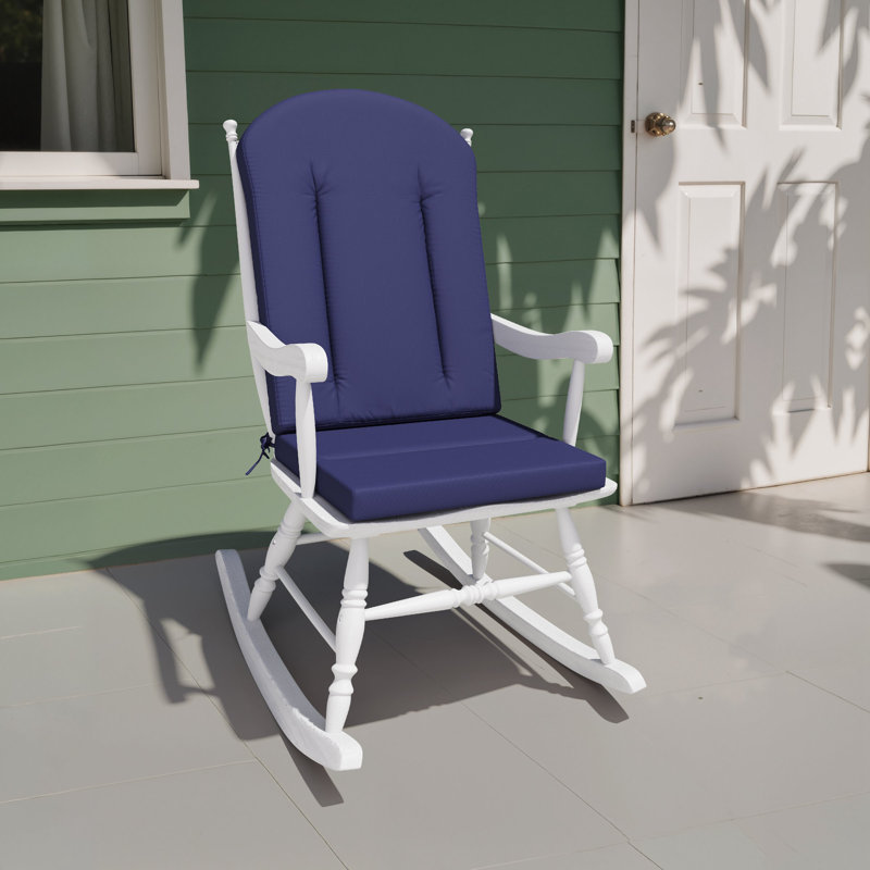 Ensemble de coussins de siège / dossier Adirondack d'extérieur de l 20 po x P 20 po x H 2,4 po, 1, Marine