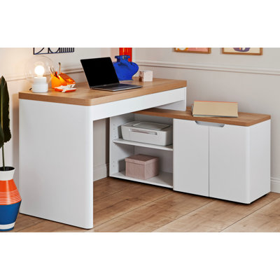 L-Shaped Credenza Desk
