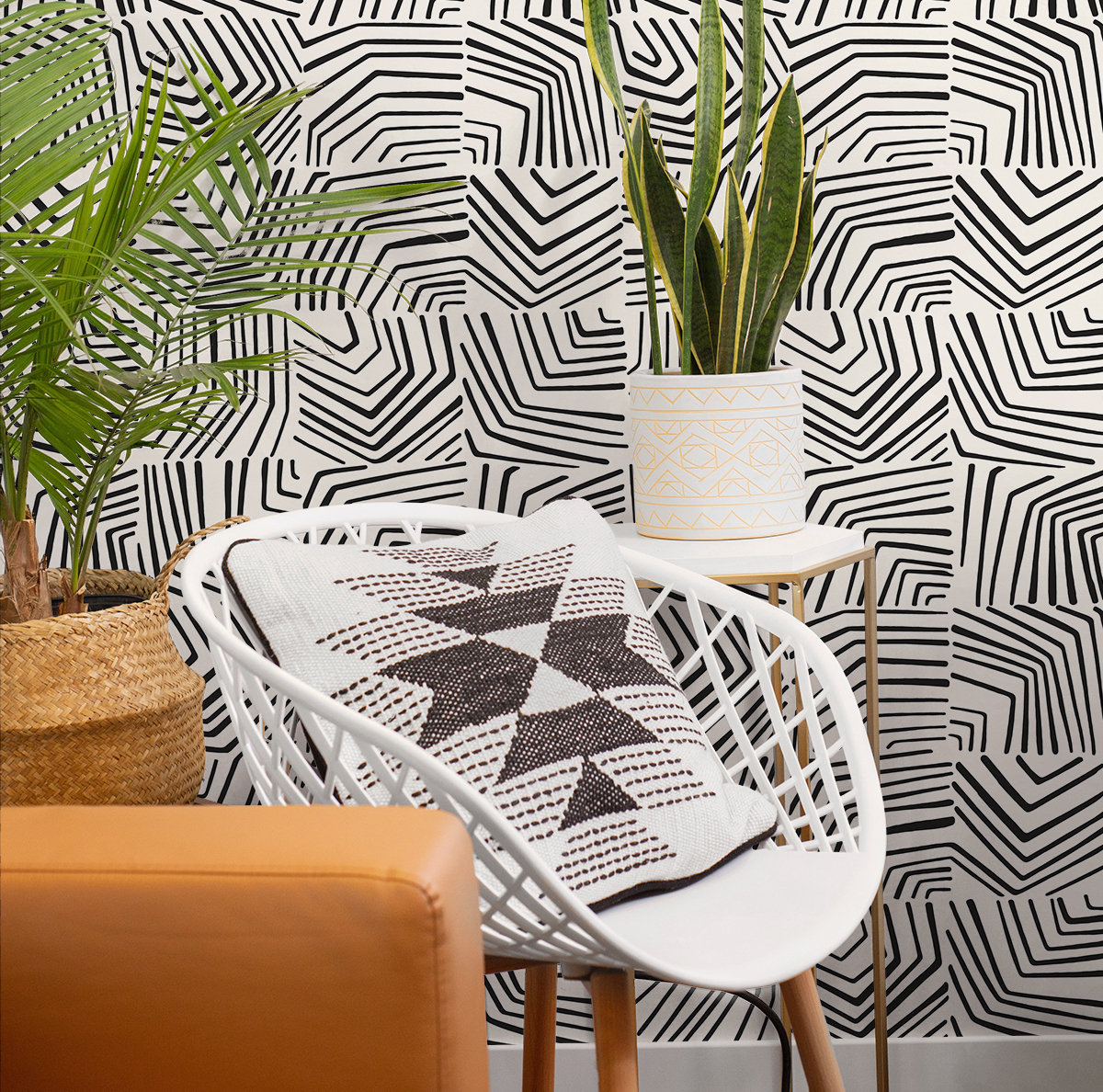 Contra Costa Abstract Wallpaper, Inkwell