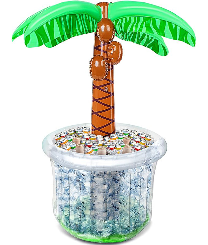 37 Quarts Inflatable Palm Tree Cooler