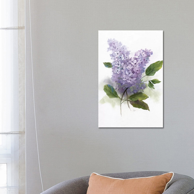 Lilac Romance II by Nan - Painting on Canvas, Wrapped Canvas, 66.04 cm H x 45.72 cm W x 3.175 cm D