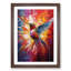 Hummingbird Abstract No.3 - Single Picture Frame Print on Wood-94162022-94162023