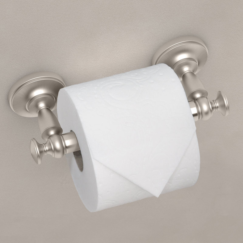 Porte-papier hygiénique standard Tavern, Nickel satiné