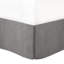 Édredon gris en velours côtelé gris - texture douce et chaude, 7 teintes douillettes - tissu, facile d'entretien