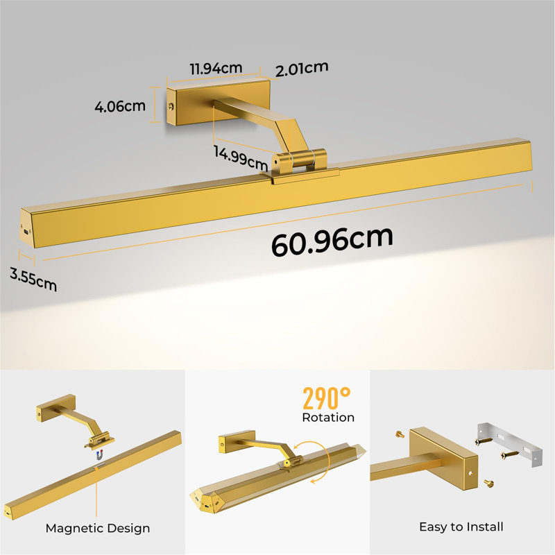 Battery Powered LED Wall Mount Picture Light