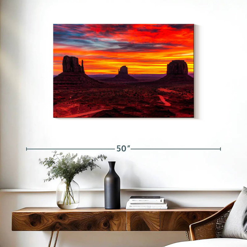 Alvord Monument Valley At Sunset, 24" H x 36" W