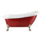 1549.4mm x 701mm Soaking Acrylic Bathtub-1279436809-1279436814
