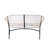 CONDESSA OUTDOOR PATIO WHITE WICKER LOVESEAT-1508110833