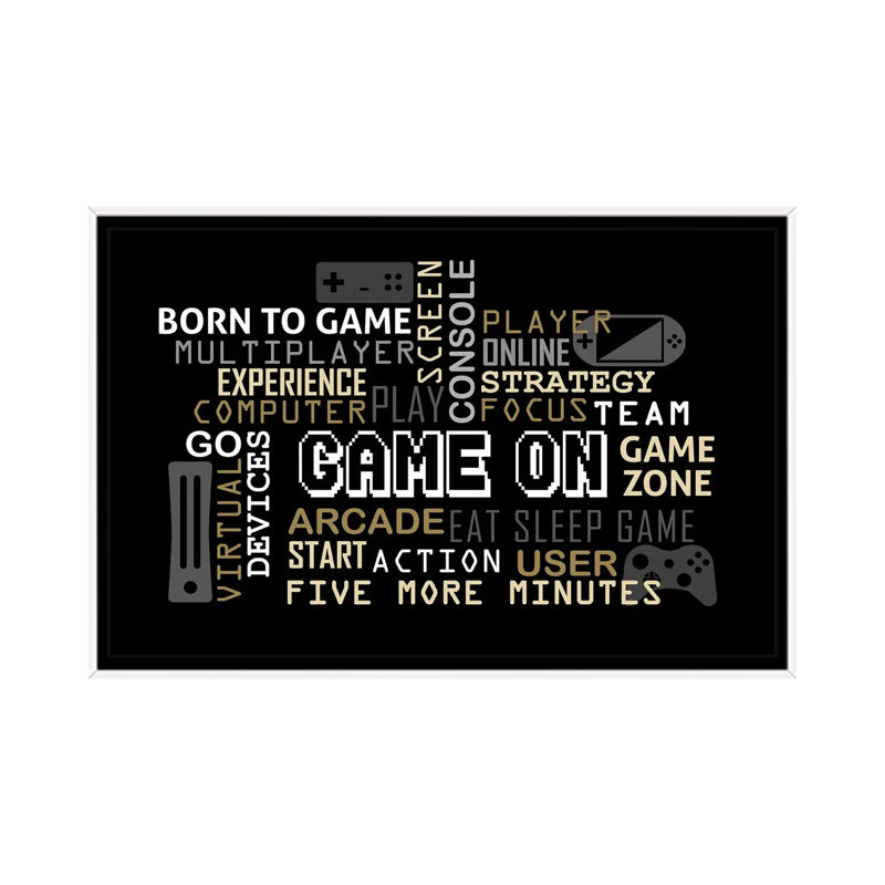 Print, 66.04 cm H x 101.6 cm W x 4.445 cm D, White
