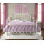Comet White Finish Queen Bed