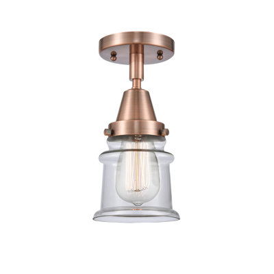 Alvi Glass Semi Flush Mount