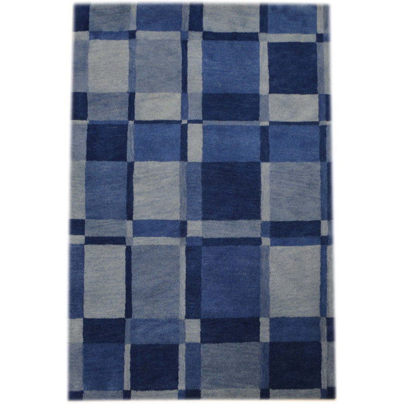 Geometric Hand Woven Area Rug, Rectangle 70 x 140cm
