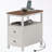 End Table with Charging Station, USB Ports, Drawers and Shelf-111178332
