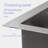 Dondra 23'' L Single Bowl Stainless Steel Kitchen Sink