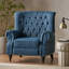 Fauteuil en tissu de style classique