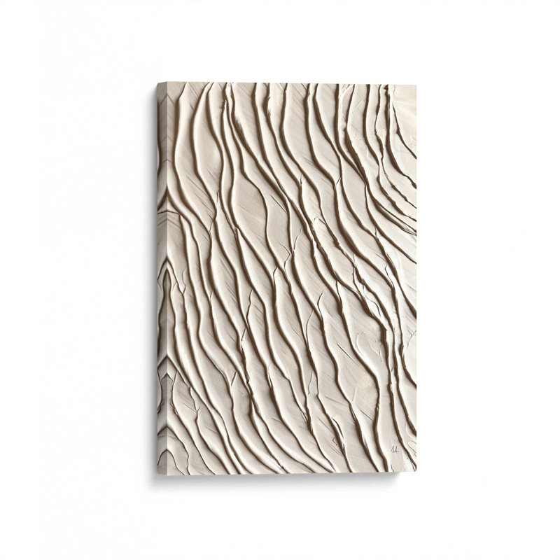 Wave Formations III, H 18 po x l 12 po x P 1,25 po, Toile tendue