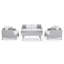 Santrez 4 - Person Patio Conversation Set with Sunbrella® Cushions