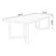 Bureau rectangulaire en bois massif Burlywood-1474328821