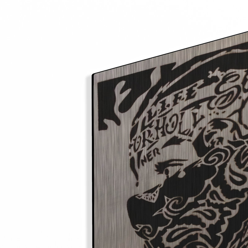 «Bandana Man» par Abstract Graffiti, art mural, H 16 po x l 12 po