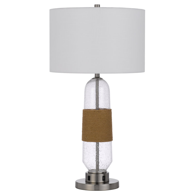 Lampe de table USB en verre Altero