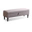 Banc rembourré gris-1191772981