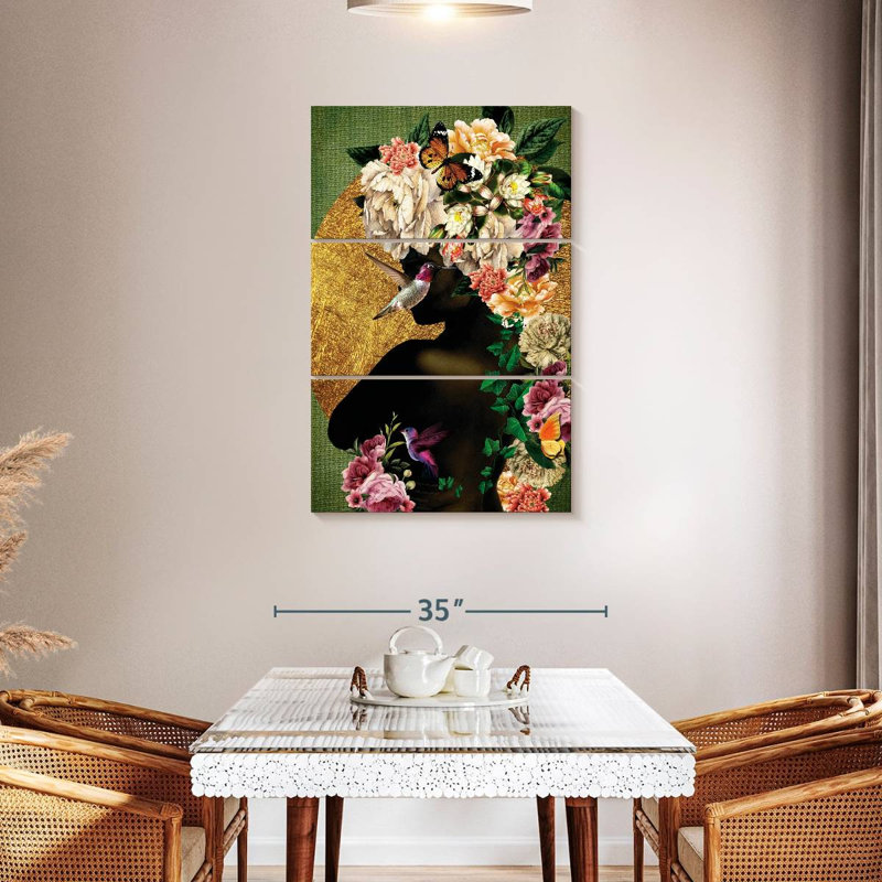 Leisha Destiny Blooming, 45" H x 28" W