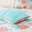 Courtepointe très grand / très grand Coral - 6 pièces en coton avec des coquillages imprimés, des étoiles de mer et des coraux pour une ambiance chaleureuse dans une chambre romantique