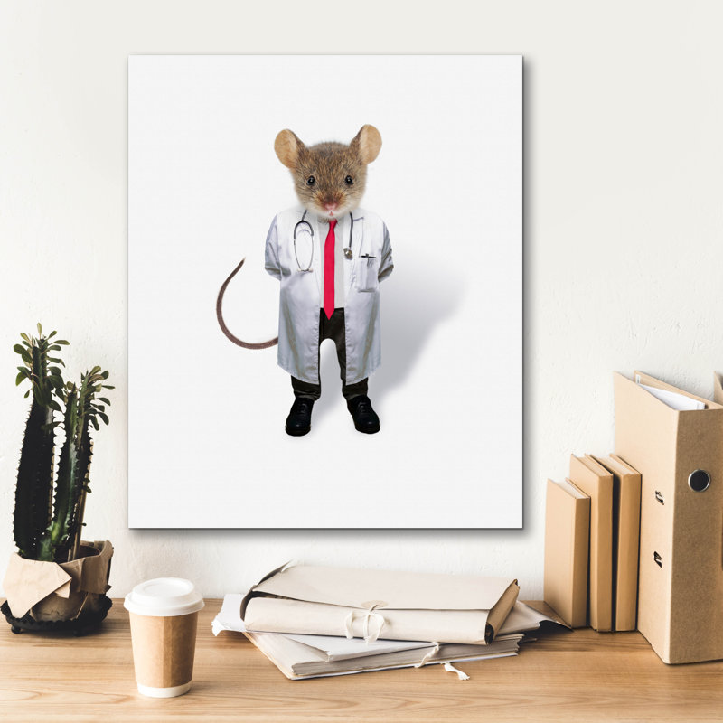  «Mouse Doctor» par John Hovenstine, art mural sur toile, 20 po x 24 po