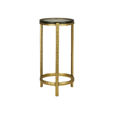 Acea Glass Top End Table