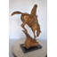 Sculpture de Mountain Mountain Remington, reproduction d'art en bronze avec base en marbre, L 18 po x l 8 po x H 28 po