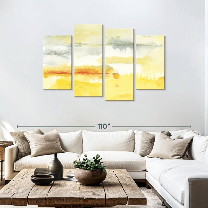 Avery Saffron, 48" H x 75" W