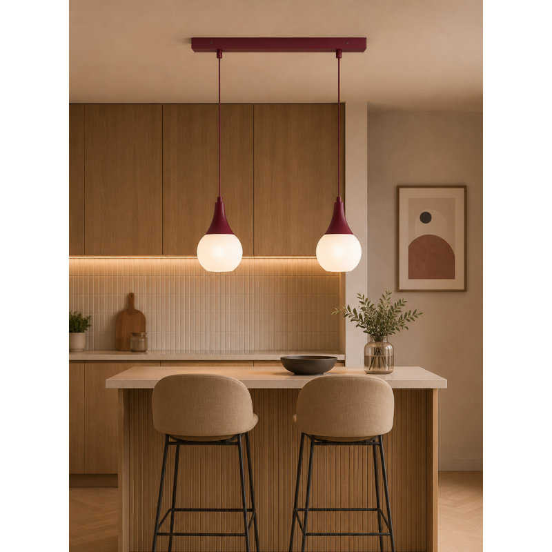 - Light Burgundy Pendant, 50, 2