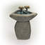 Fontaine en béton avec éclairage lotus Scala