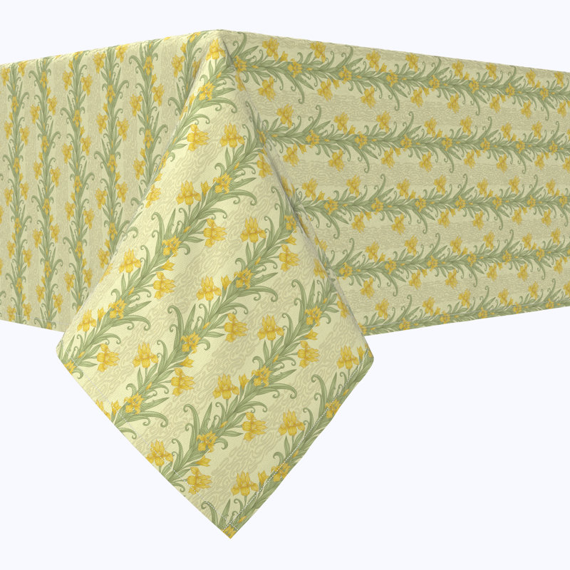 Floral 115 Cotton Tablecloths, 84" x 52"
