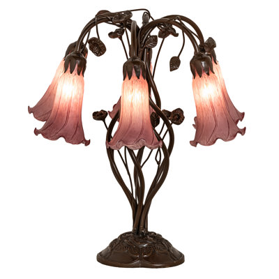 Lampe de table 18 lumières Tiffany Pond
