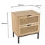 Claghorn 48cm W Manufactured Wood Bedside Table