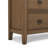 Redmond 39"W Solid Wood Transitional Medium Storage Cabinet with 4 Drawers, Adjustable Shelf and Antique Brass Hardware-391440657