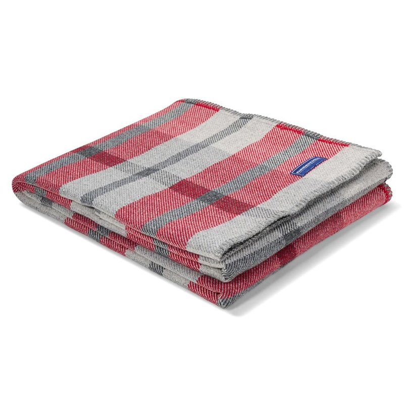 Jeté en laine Northfield, 50 po x 72 po, Rouge