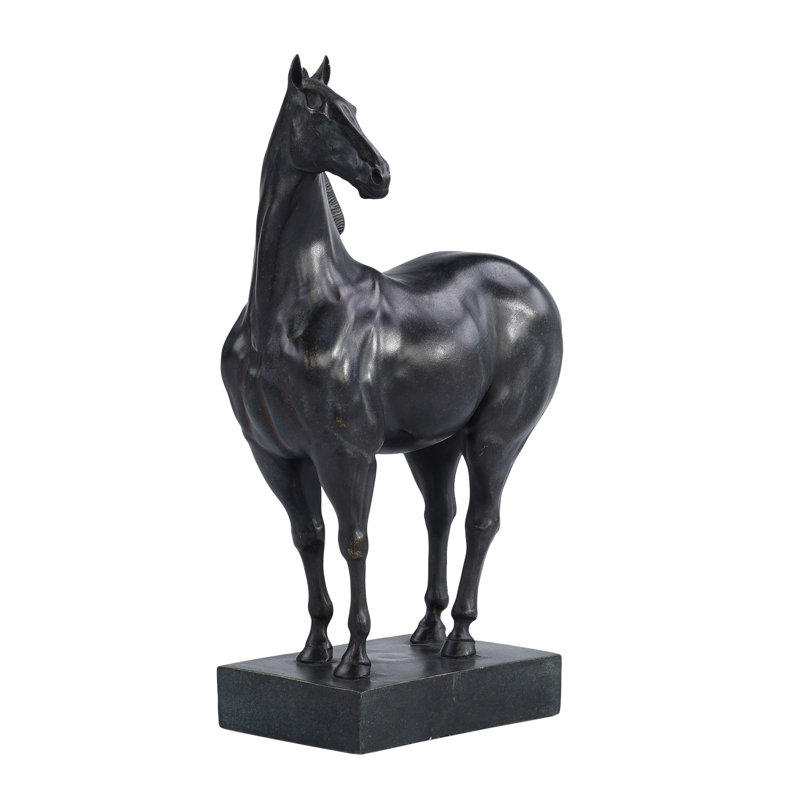 Sculpture Noble Steed, petit, H 11 po x l 7 po x P 4,5 po