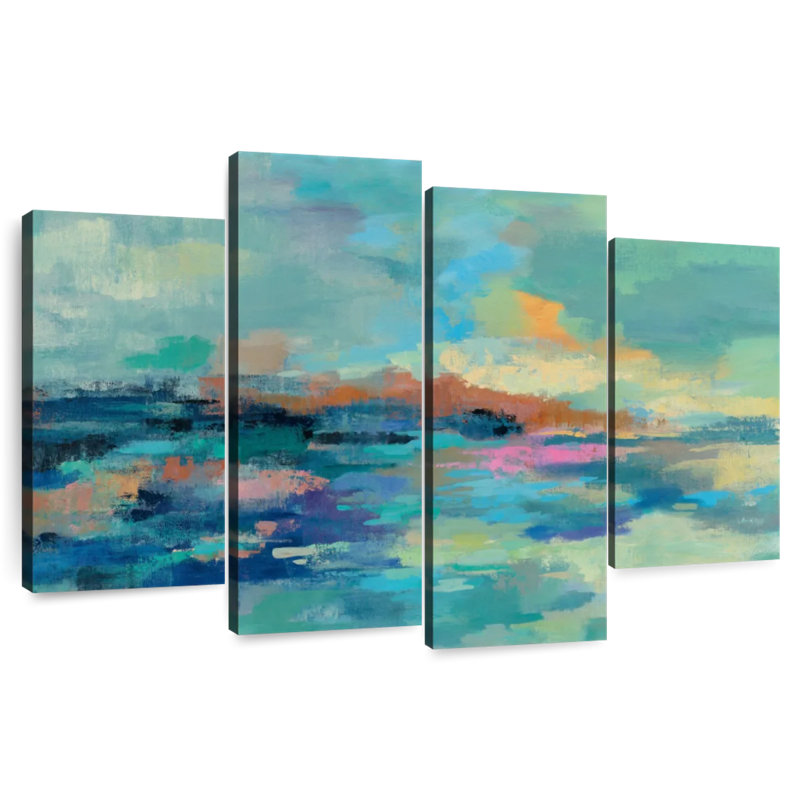 Avery Summer Seaside Abstract, H 22 po x l 36 po