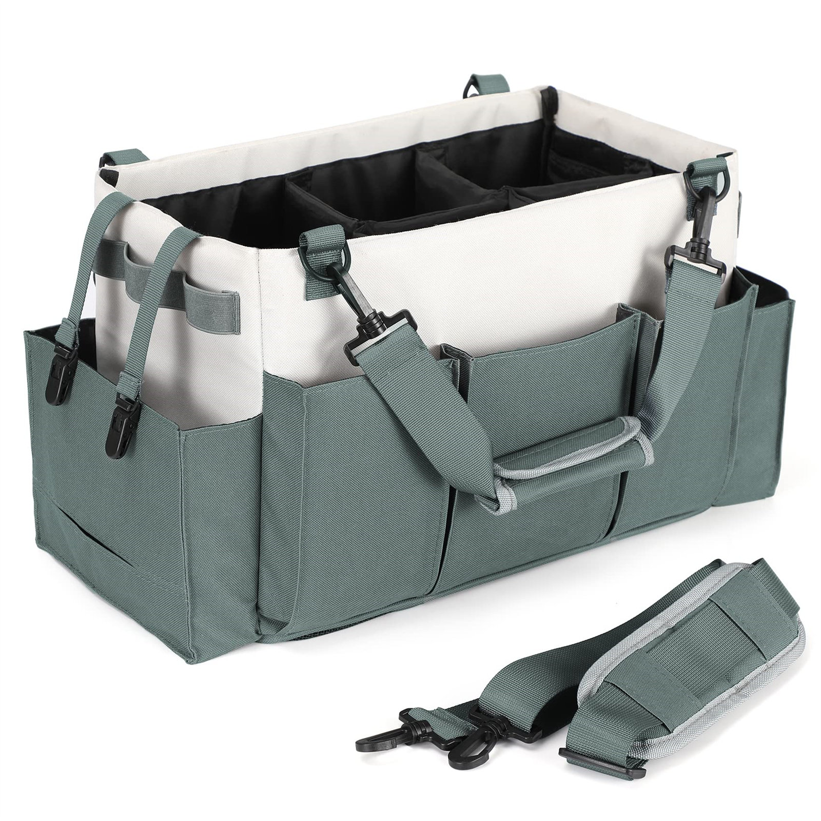 Stalwart Compartment Tool Box - Organizer for Office Supplies