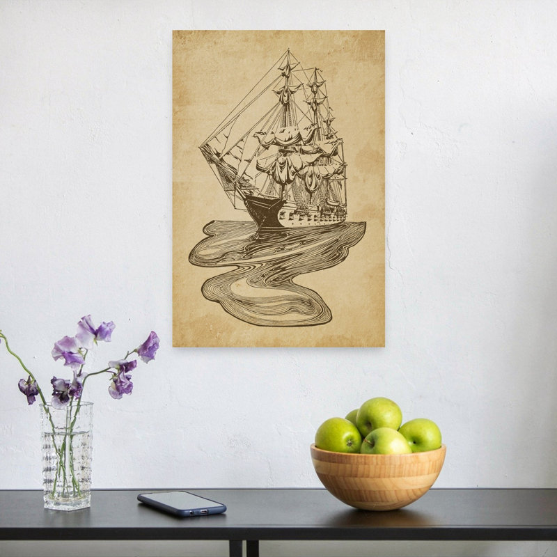 Shipshape Vintage Wall Art Print, 60.96cm H x 40.64cm W