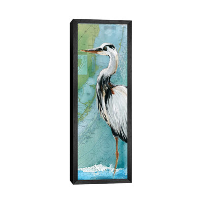 Biscayne Bay Crane by Carol Robinson - Panoramic Print on Canvas