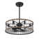 Marti 26" 6-Light Fandelier in Sapele with Remote Control